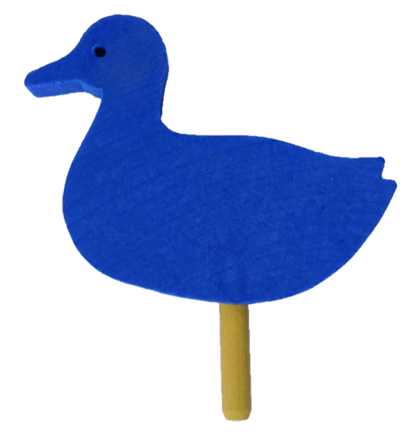 HK-46-569-134 Sebastian Design, Candlering, Kerzenring, Skandinavischer Holzkranz, Skandinavische Kerzenringe, blaue Ente, 46-569-134