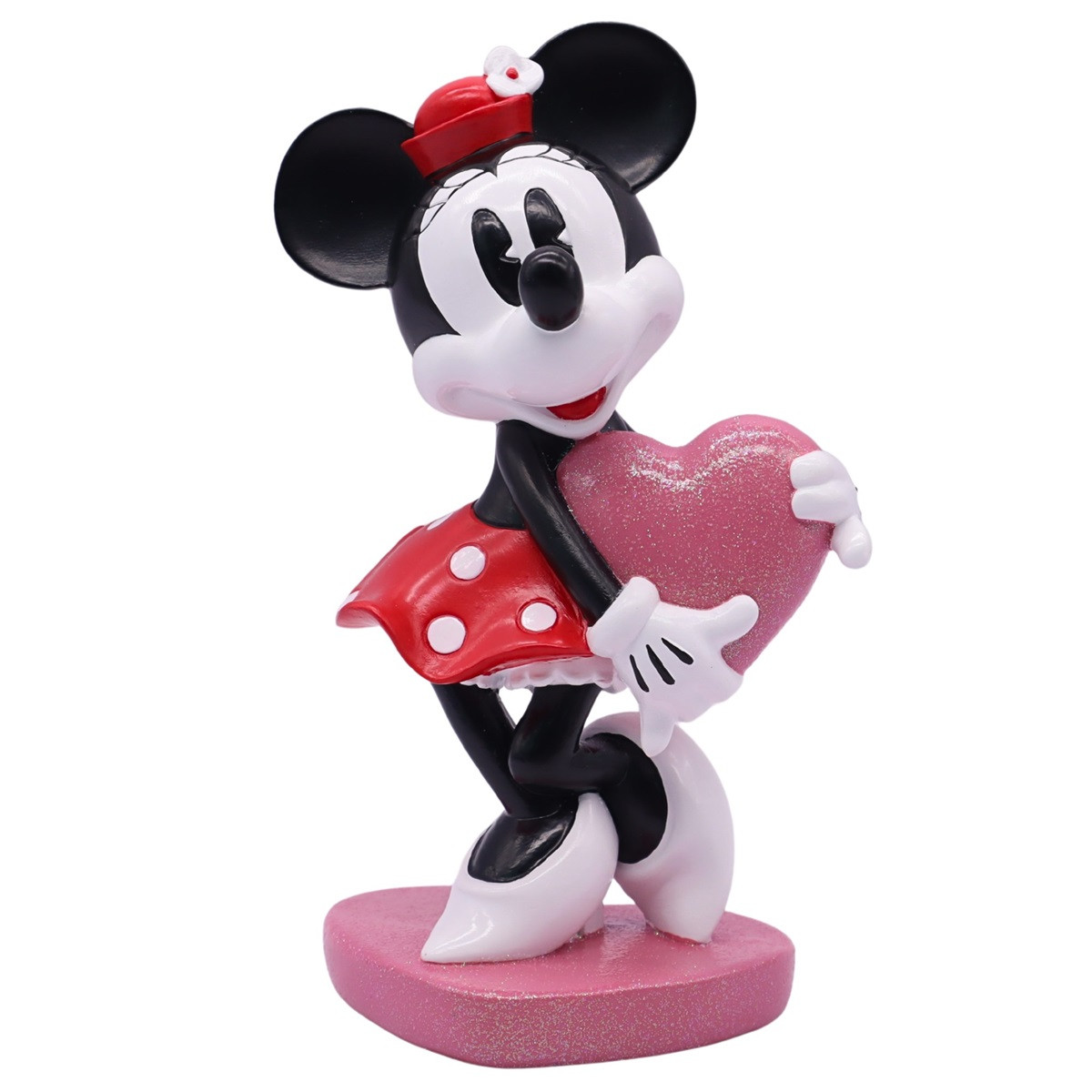 Valentinstagsfigur Minnie Maus mit Herz - DN26041 - Christmas Inspirations Disney Figur