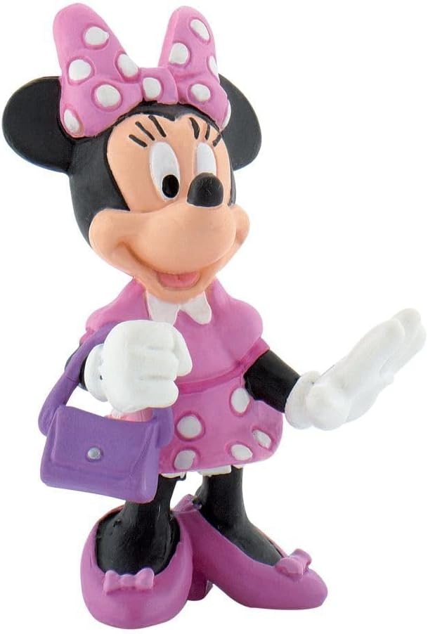 Micky & Friends - Minnie Maus mit Tasche / Walt Disney Spielfigur - Tortenfigur - Disneyfigur Bullyland 15328 Micky & Friends - Minnie Maus mit Tasche / Walt Disney Spielfigur - Tortenfigur - Disneyfigur Bullyland 15328