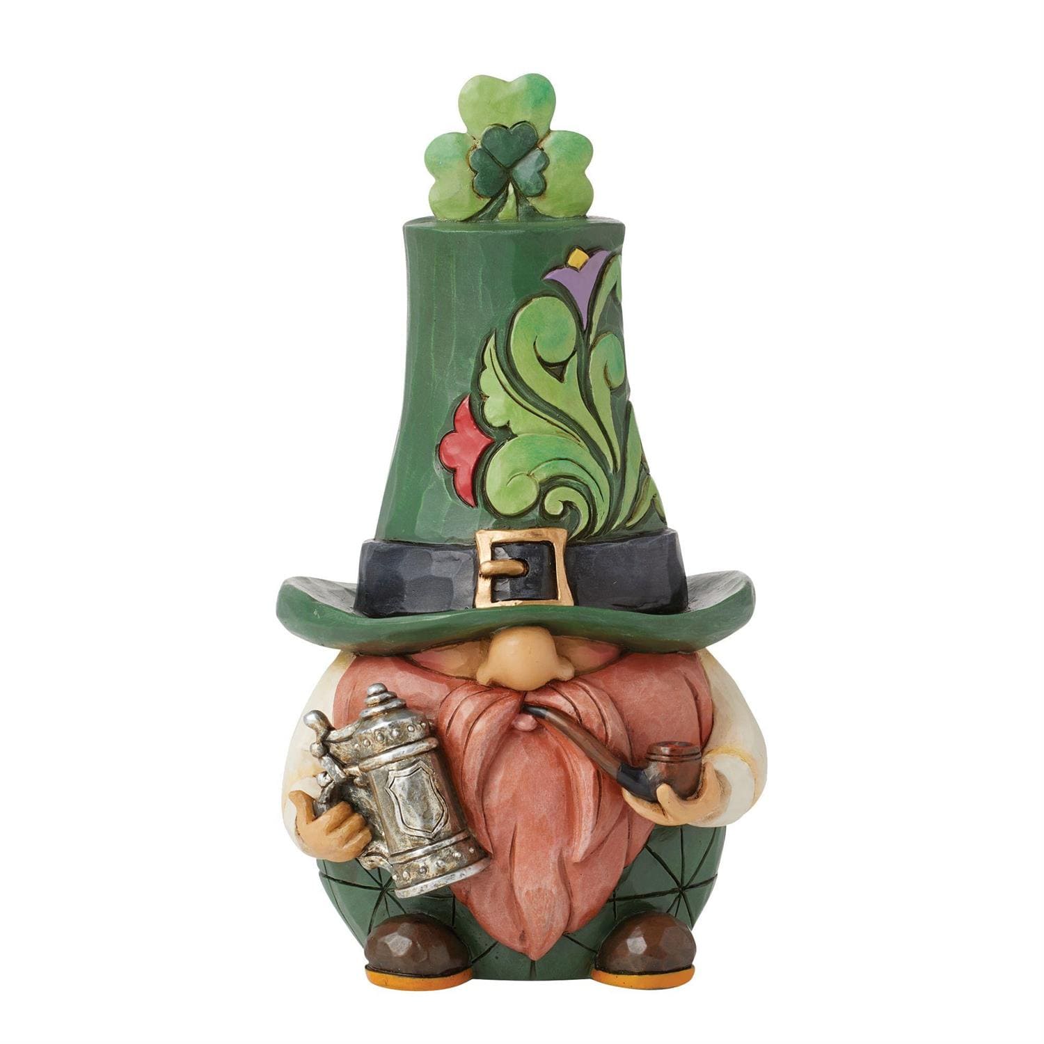 6016363 Jim Shore, Heartwood Creek, 6016363, A Lucky Toast, Irish Gnome, irischer Wichtel, Jim Shore Figur, Jim Shore Gnome, Glücksbringer