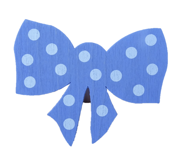 Schleife mini, hellblau - Steckfigur für den kleinen Kerzenring von Sebastian Design Schleife mini, hellblau - Steckfigur für den kleinen Kerzenring von Sebastian Design