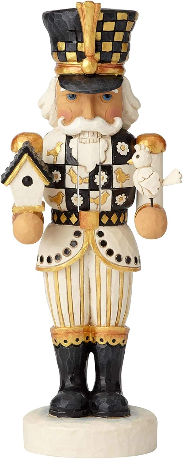Nussknacker Black & Gold Sentinel Of The Season Nutcracker - 6001437 Jim Shore Heartwood Creek