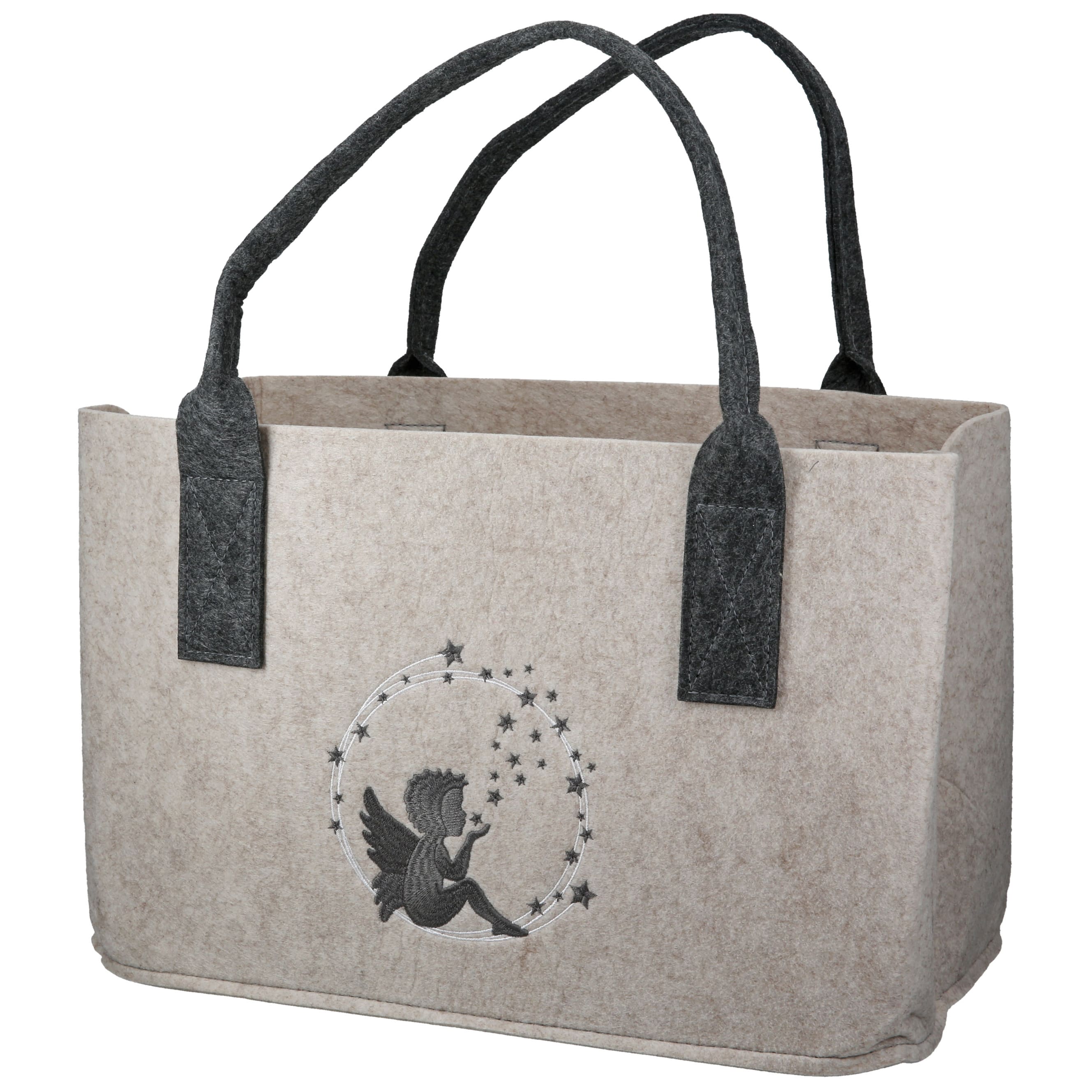 Engelszauber Tasche beige - Gilde Filztasche 55834 / Einkaufstasche / Strandtasche / Shopper / Handtasche / Tragetasche Engelszauber Tasche beige - Gilde Filztasche 55834 / Einkaufstasche / Strandtasche / Shopper / Handtasche / Tragetasche