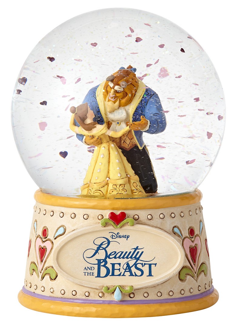4059189ek3sDbDqAkzx1 Disney Traditions, Jim Shore, Jim Shore Disney, Jim Shore Disneyfigur, Jim Shore Disney Figur, 4059189, Moonlight Waltz, Mondscheinwalzer Schneekugel, Beauty & The Beast, Die Schöne und das Biest
