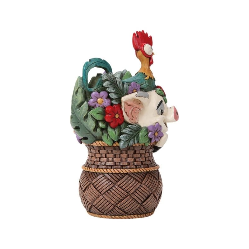 Paradise Pals Pua & Hei Hei 6019911 - Vaiana Moana Disney Traditions Jim Shore Disneyfigur