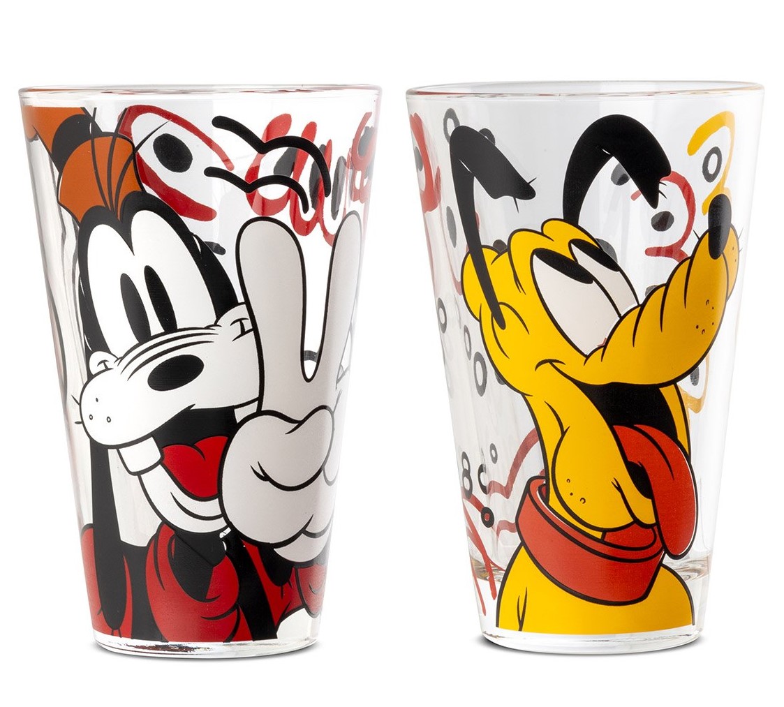 Disney Set mit 2 Gläsern - Goofy & Pluto 103039 - Disney by Egan Disney Set mit 2 Gläsern - Goofy & Pluto 103039 - Disney by Egan