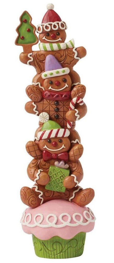 Ginger Stack Gingerbread Stacked / Lebkuchenmänner - Heartwood Creek by Jim Shore 6017266 Ginger Stack Gingerbread Stacked / Lebkuchenmänner - Heartwood Creek by Jim Shore 6017266
