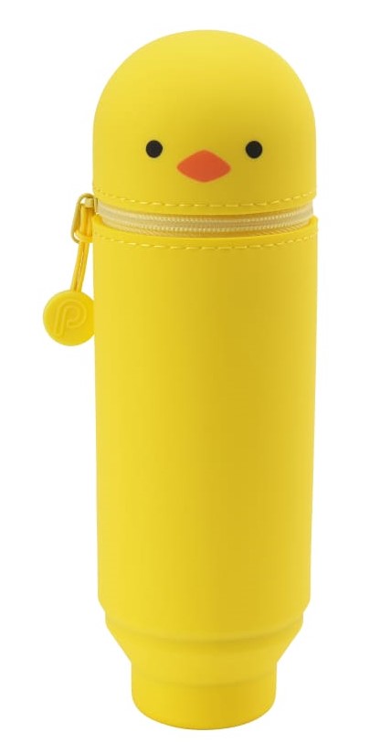 Federtasche Medium Küken - Stiftehalter / Yellow Chick Stand Up Pen Case - Punilabo Lihit Lab A7712-104 Federtasche Medium Küken - Stiftehalter / Yellow Chick Stand Up Pen Case - Punilabo Lihit Lab A7712-104