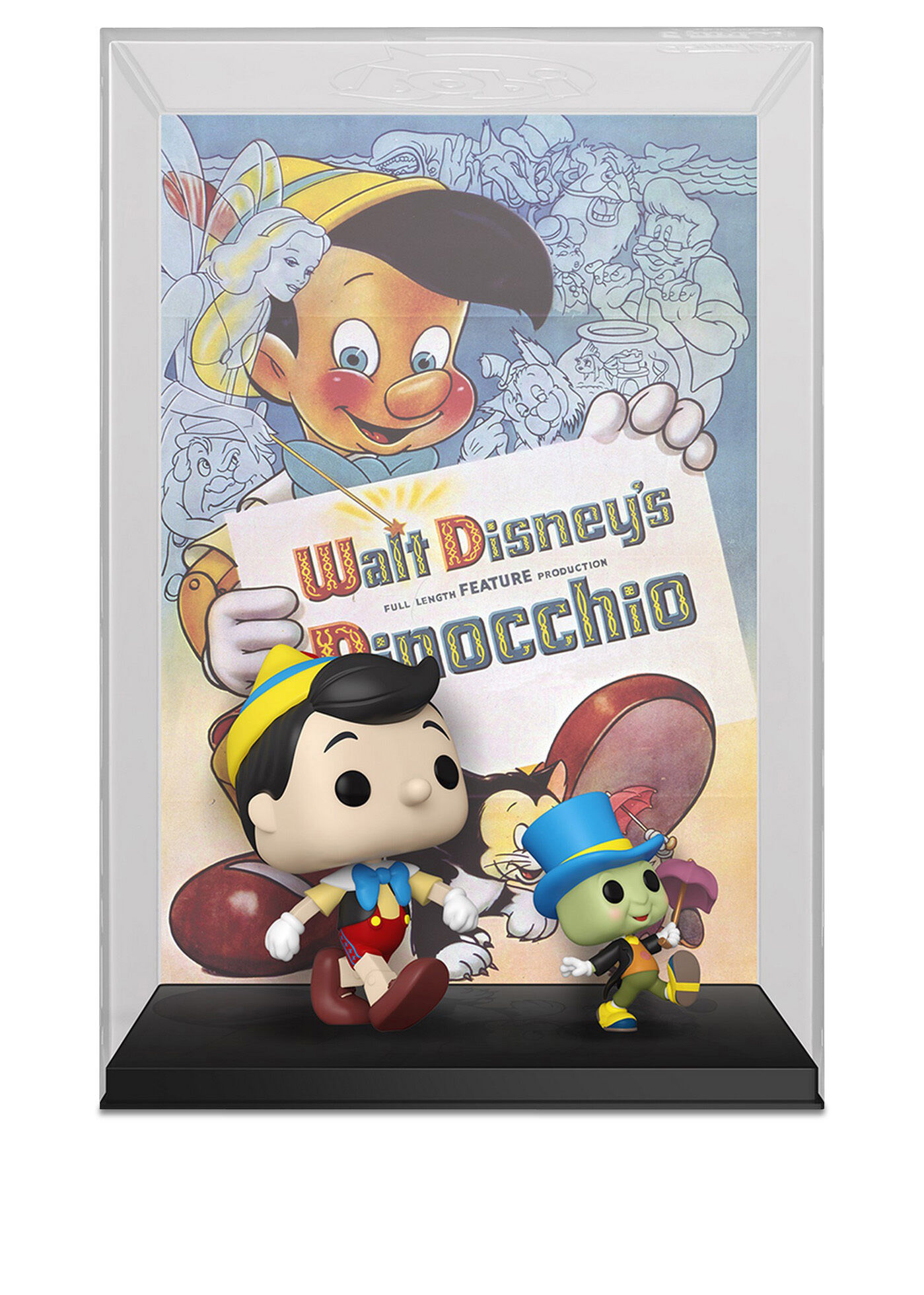 67579b Funko, Funko Pop, Disney Funko, Funko Figur, Disneyfigur, Disney Figur Pop-Art, FK67579, Movie Poster Pinocchio, Filmplaket Pinocchio, Funko Pinocchio
