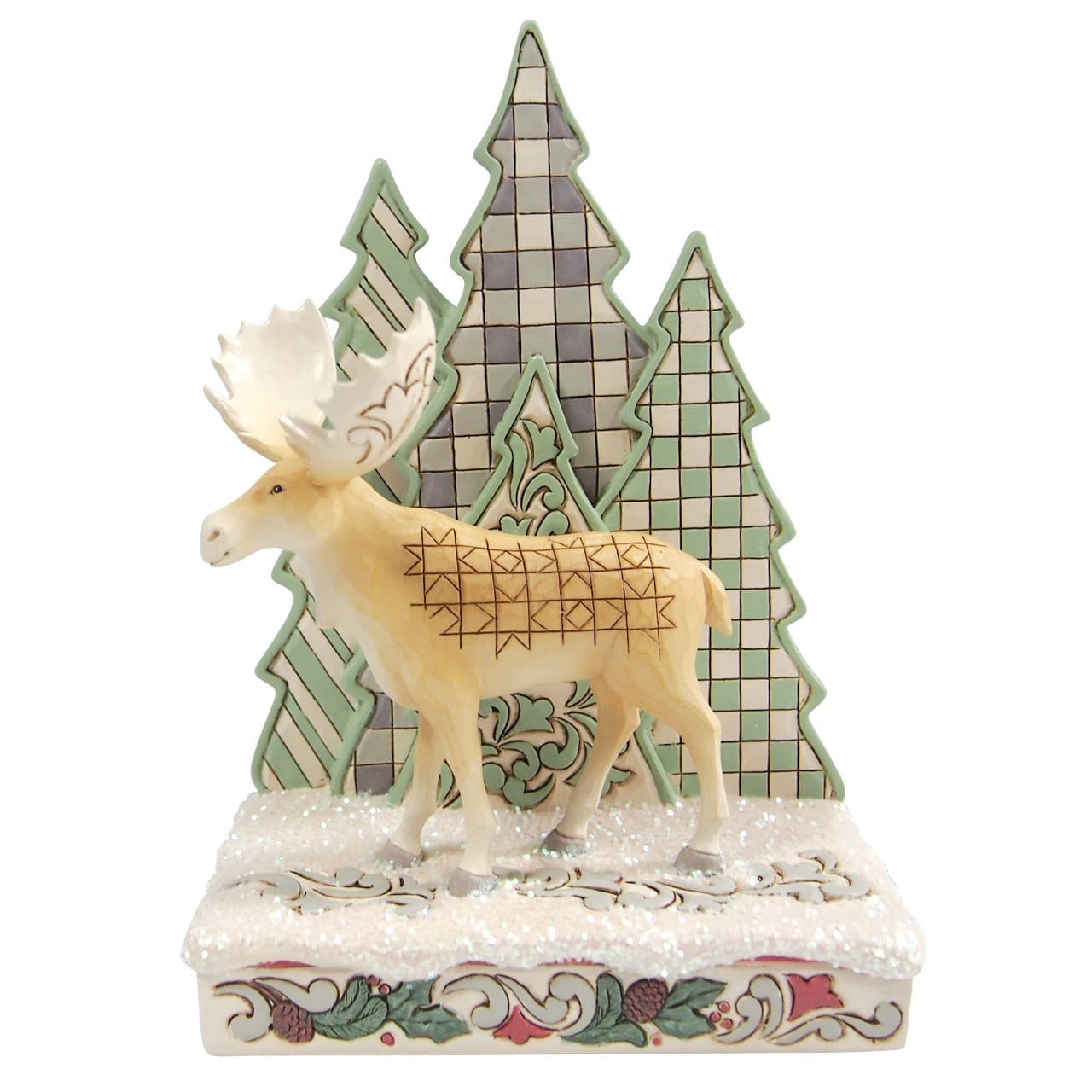 Frozen Forest Moose / Rentier mit Tannenbäumen - Heartwood Creek by Jim Shore 6017173 Frozen Forest Moose / Rentier mit Tannenbäumen - Heartwood Creek by Jim Shore 6017173
