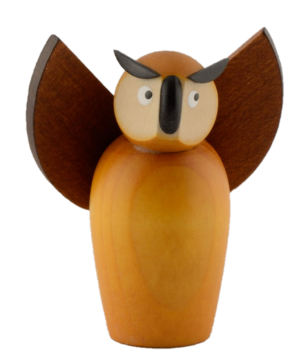 HK-920a Sebastian Design, Kerzenring, Kerzenringe, Holzkranz, Candle Ring, Steckfigur für Kerzenring, Jahreszeitentisch, Steckfigur, HK-920a, Eule, Erzgebirge Eule, Nordic Design, nordisch