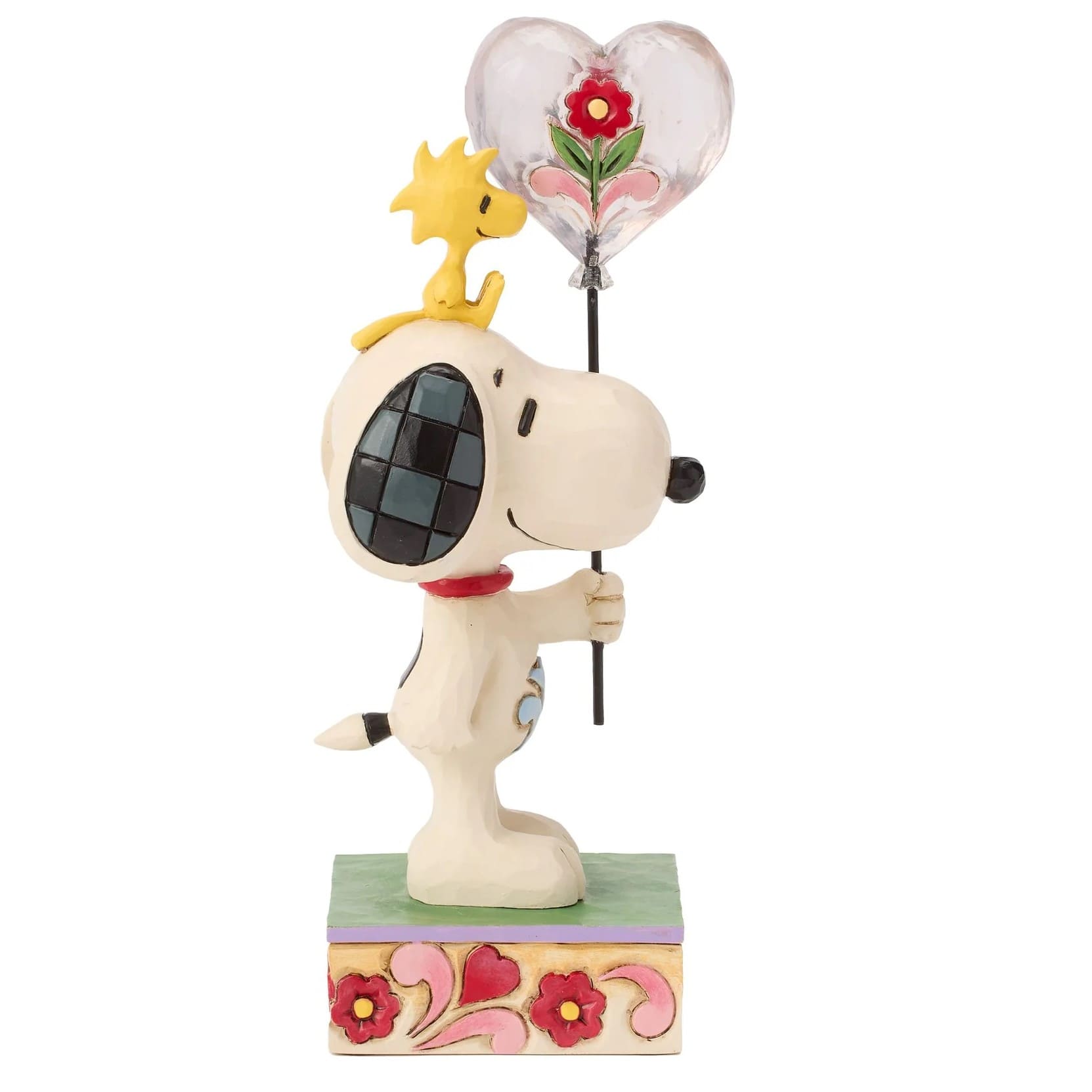 Peanuts - You Make My Heart Float - Snoopy & Woodstock Herzballon 6019590 Jim Shore Peanuts Snoopy Figur