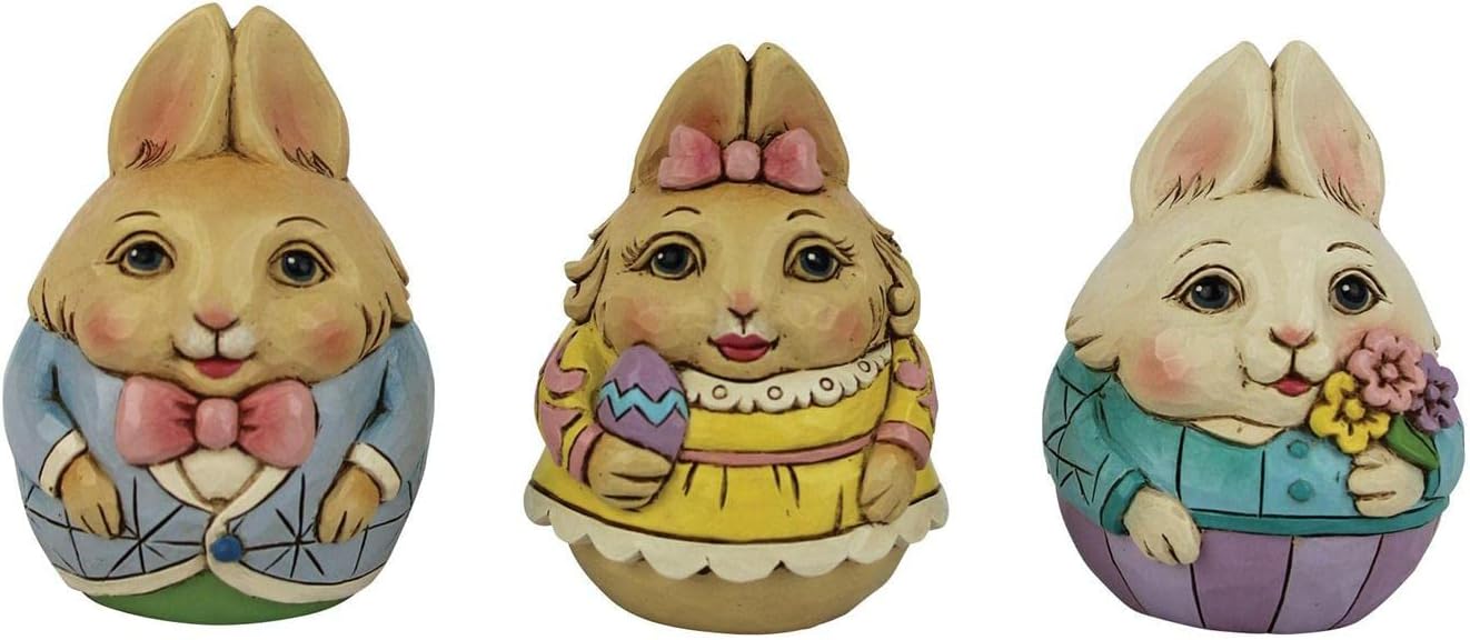 Hasen Mini-Ostereier / Bunny Egg Minis / Heartwood Creek by Jim Shore 6012273 Hasen Mini-Ostereier / Bunny Egg Minis / Heartwood Creek by Jim Shore 6012273