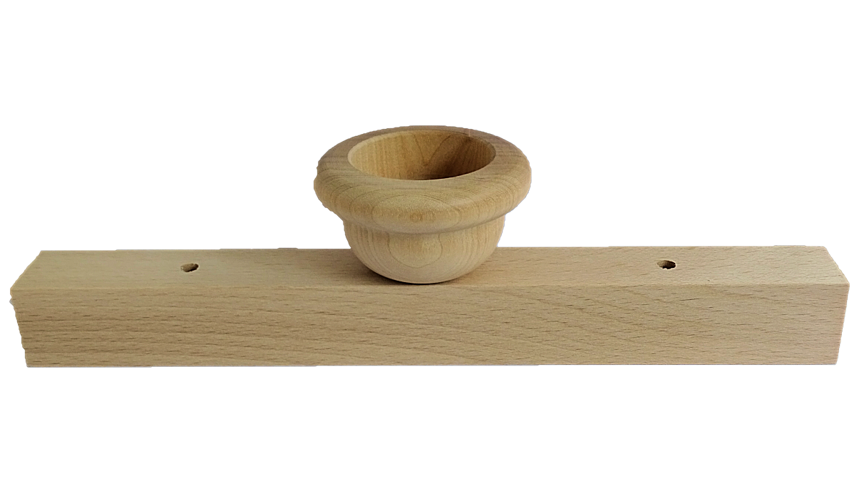 Kerzenleiste / Dekorleiste für Teelichter, natur - Sebastian Design Kerzenleiste / Dekorleiste für Teelichter, natur - Sebastian Design