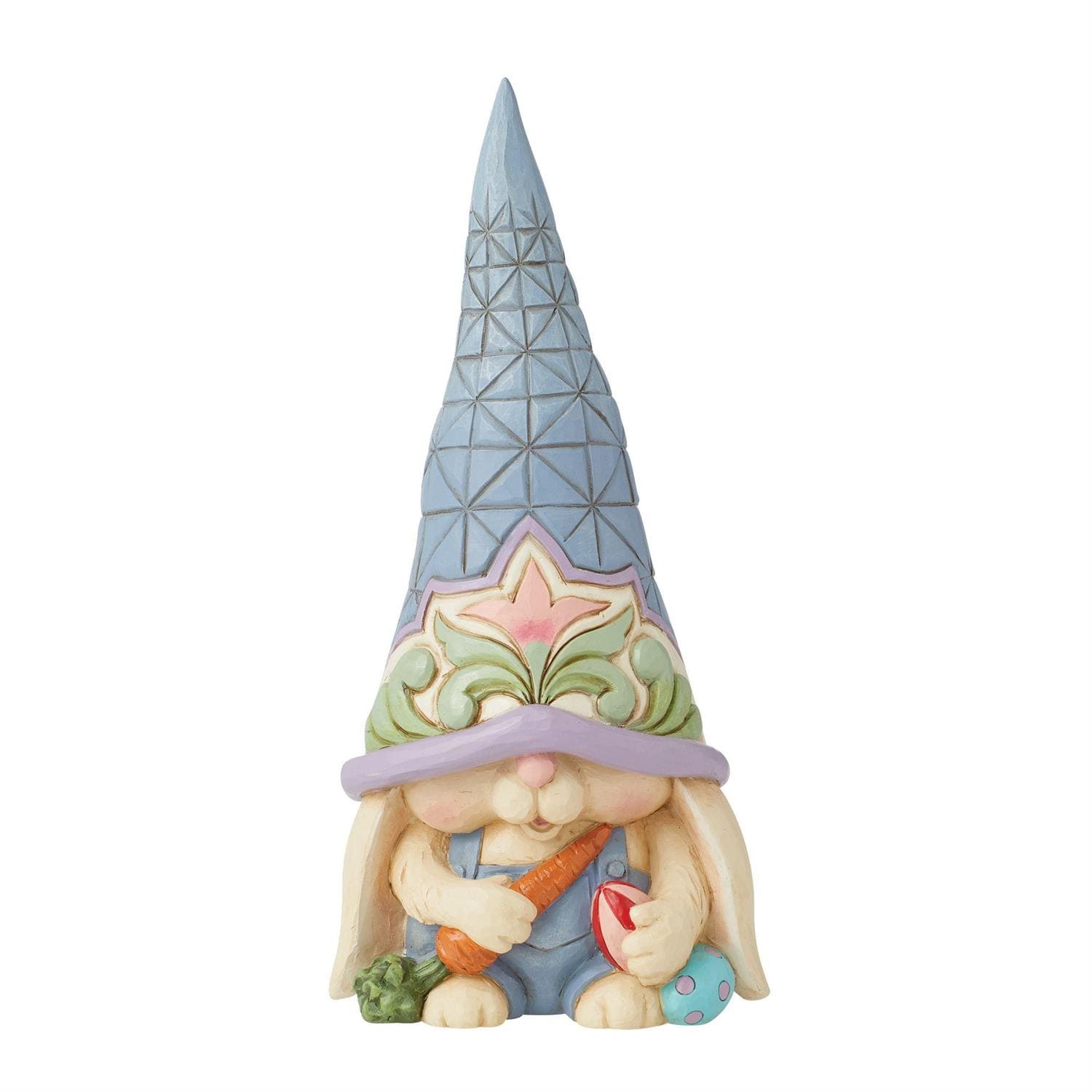 6016365 Jim Shore, Heartwood Creek, 6016365, Dressed For Spring Easter Bunny Gnome, Jim Shore Figur, Osterfigur, Osterhase, Wichtel, Zwerg