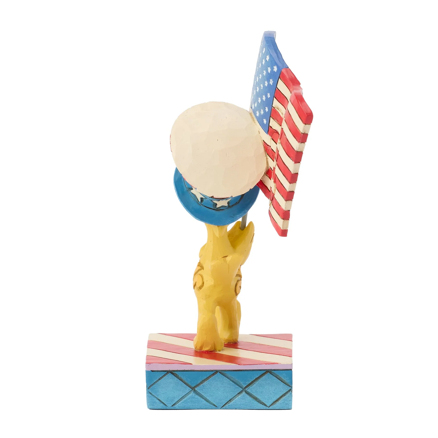 Sweet Liberty - Patriotic Woodstock with Flag - 6019594 Jim Shore Peanuts Snoopy Figur