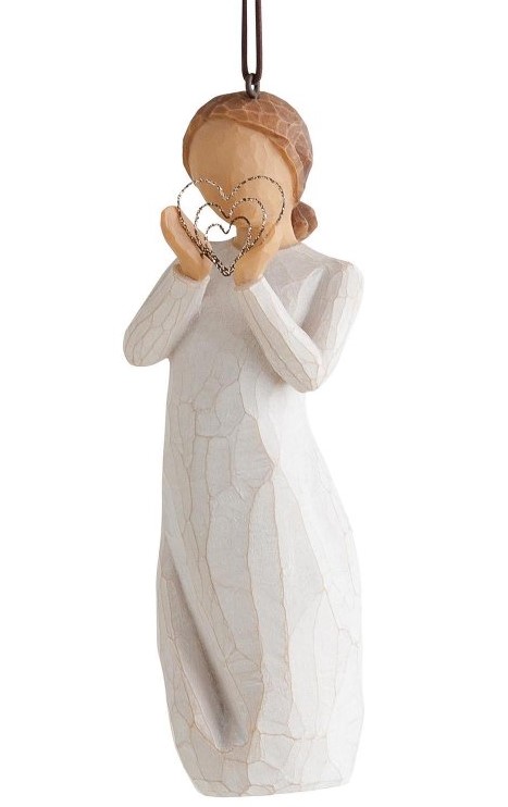 Ornament - Lots of Love - Viel Liebe Ornament / Willow Tree Susan Lordi 27576 Ornament - Lots of Love - Viel Liebe Ornament / Willow Tree Susan Lordi 27576