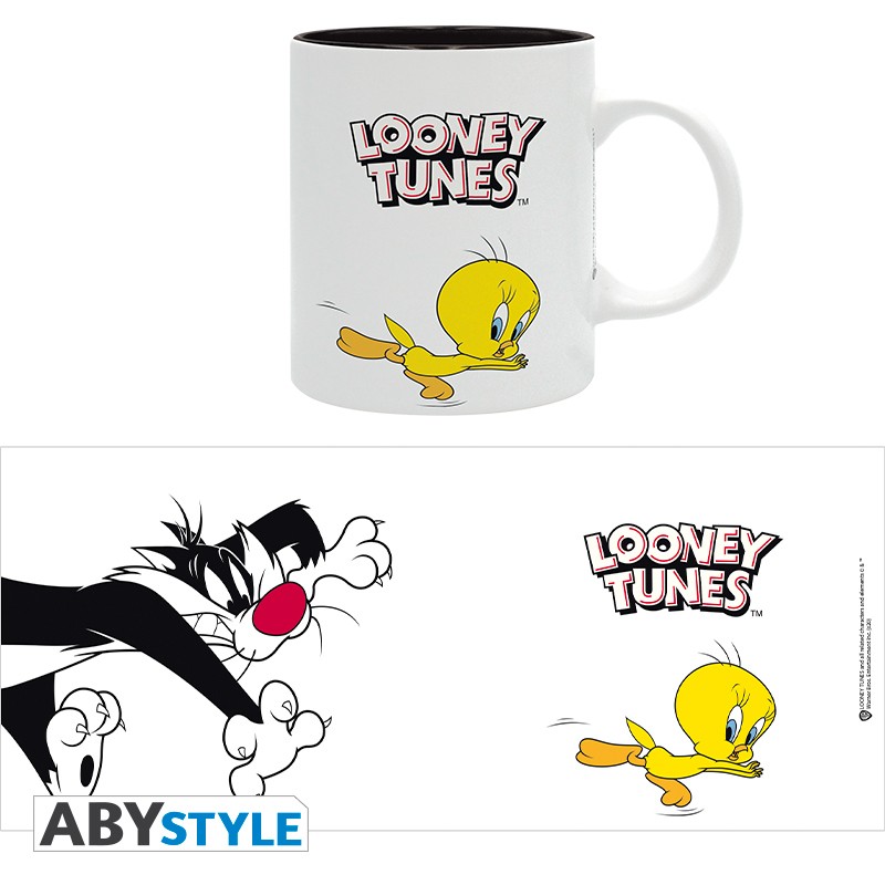 ABYMUG890e Looney Tunes, ABY-Style, Abysse, Becher, Tasse, Kaffeebecher, Tweety Bird, Sylvester, Katze Sylvester, ABYMUG890