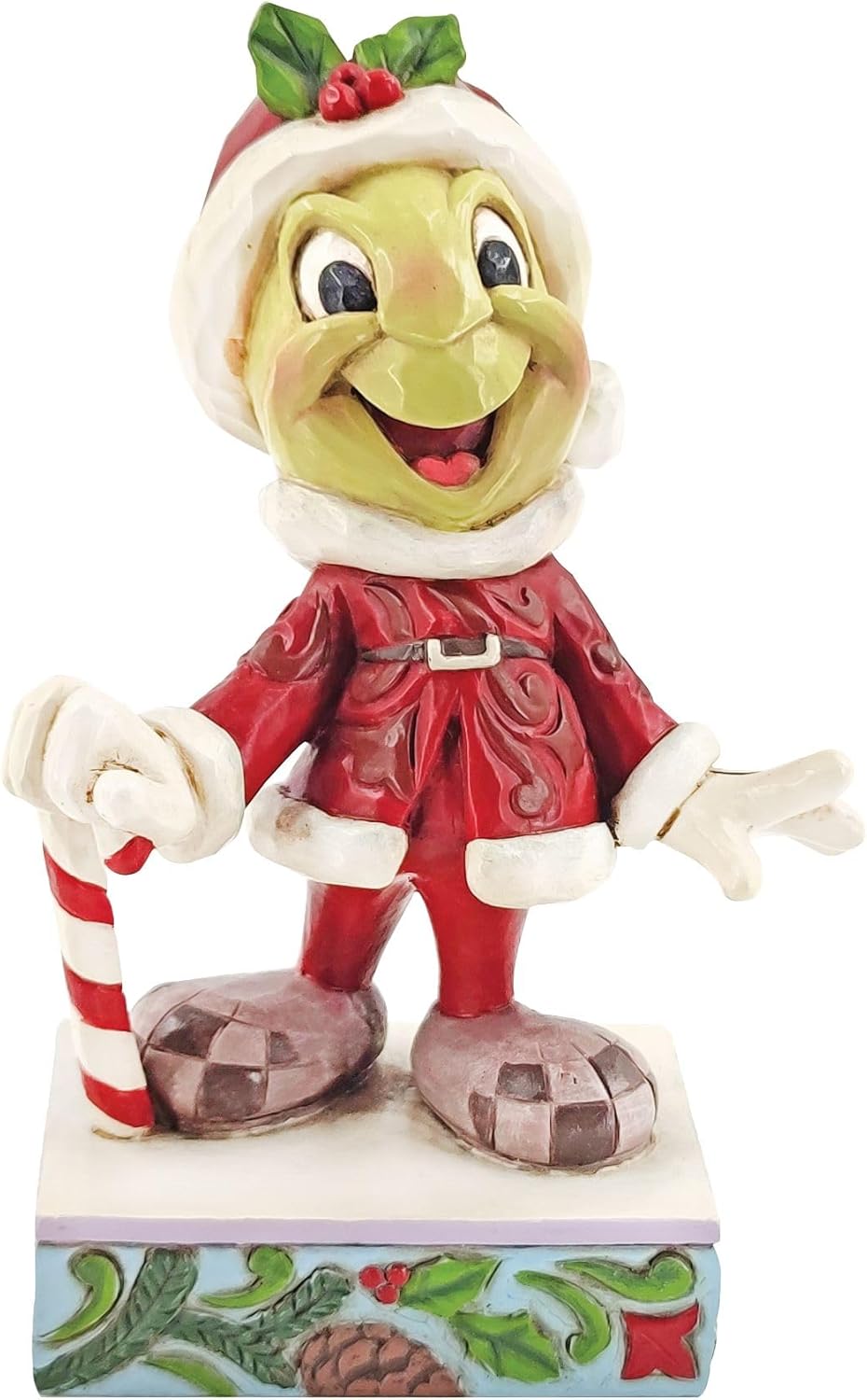 Be Wise and Merry Christmas Jiminy Cricket - Jiminy Grille Weihnachtsmann / Disney Traditions by Jim Shore 6008986 Be Wise and Merry Christmas Jiminy Cricket - Jiminy Grille Weihnachtsmann / Disney Traditions by Jim Shore 6008986