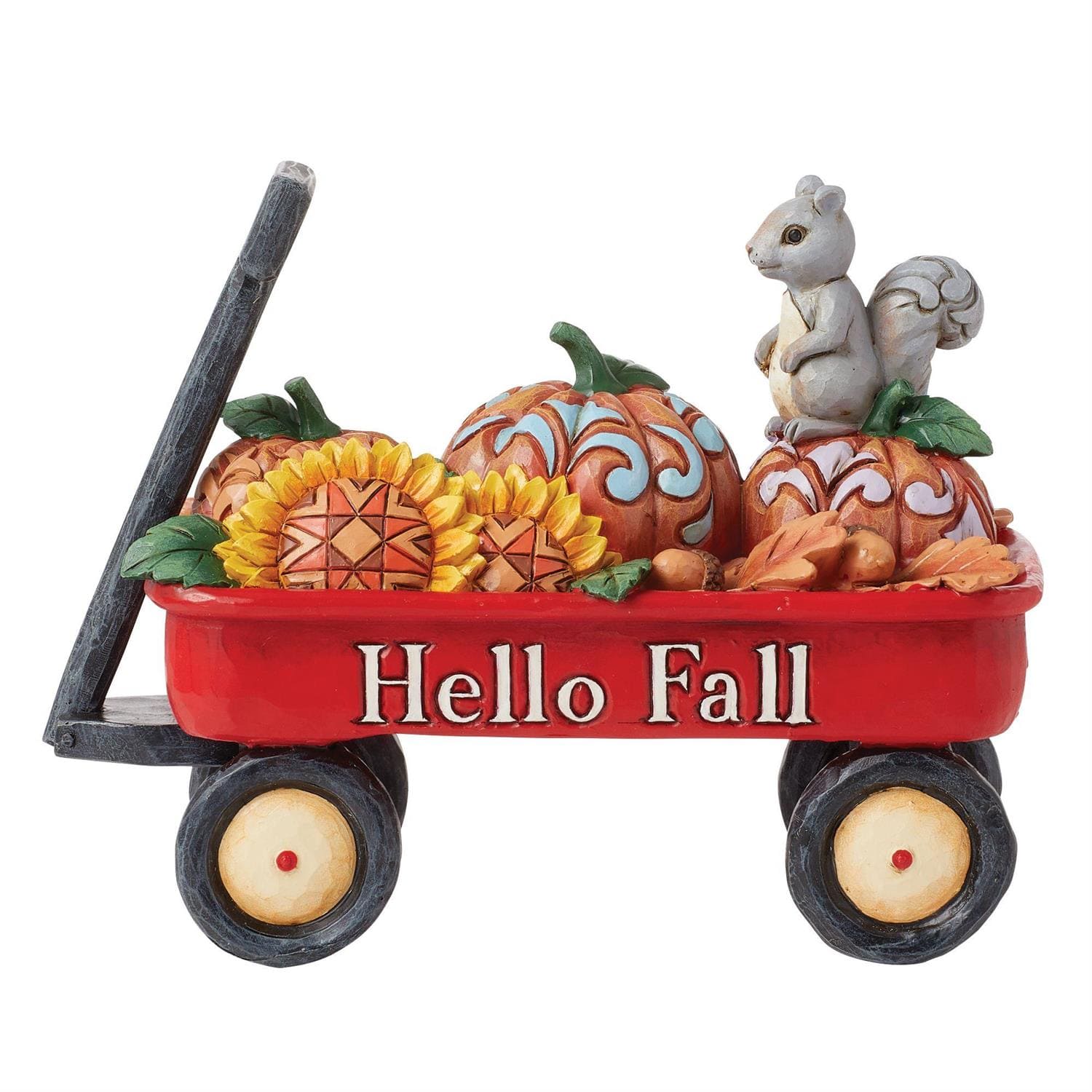 6016634 Jim Shore, Heartwood Creek, Halloween, Harvest Haul, Harvest Wagon, Erntewagen, Herbstwagen, Herbstdeko, Halloweendeko, Halloweenfigur, 6016636