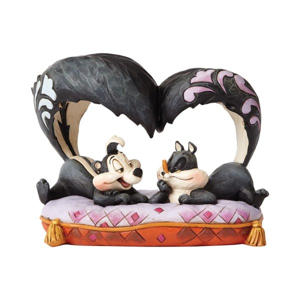 Jim Shore, Looney Tunes by Jim Shore, Jim Shore Looney Tunes, Warner Brothers Looney Tunes, 4055769, Hello Cherie, Pepe Le Pew and Penelope, Pepe Le Pew