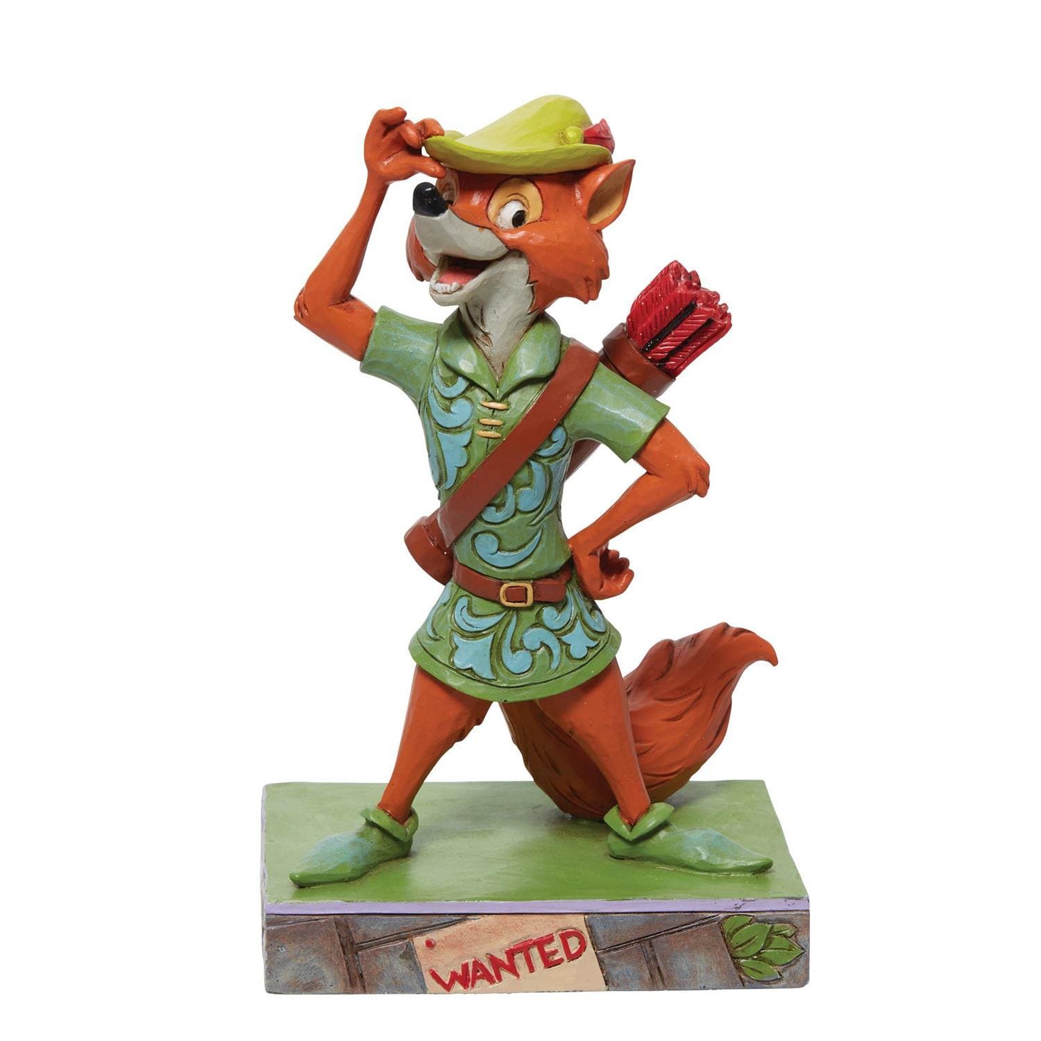 6011931 Disney Traditions, Jim Shore, 6011931, Robin Hood Personality Pose, Jim Shore Disneyfigur, Jim Shore Disney Traditions, Jim Shore Robin Hood, Disney Traditions Robin Hood