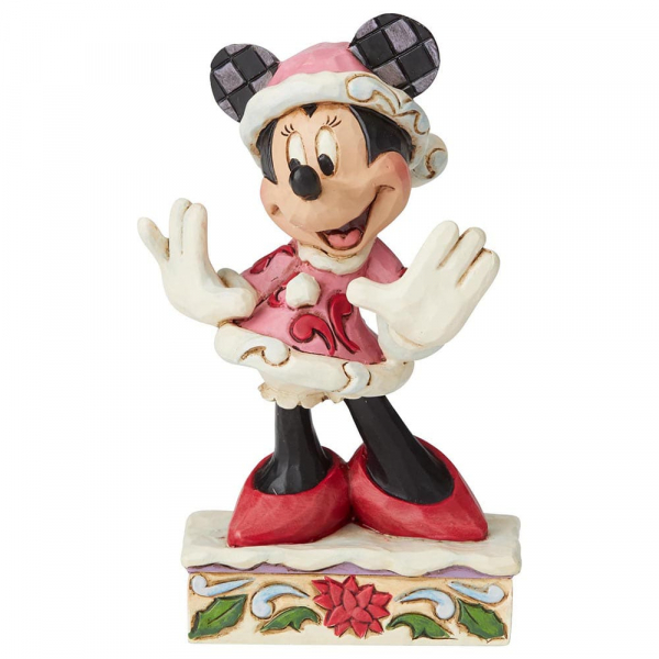 dt-6002843ahae7tqD5v1fsP Disney Traditions, Jim Shore, Festive Fashionista Minnie Mouse / Festliches Modepüppchen