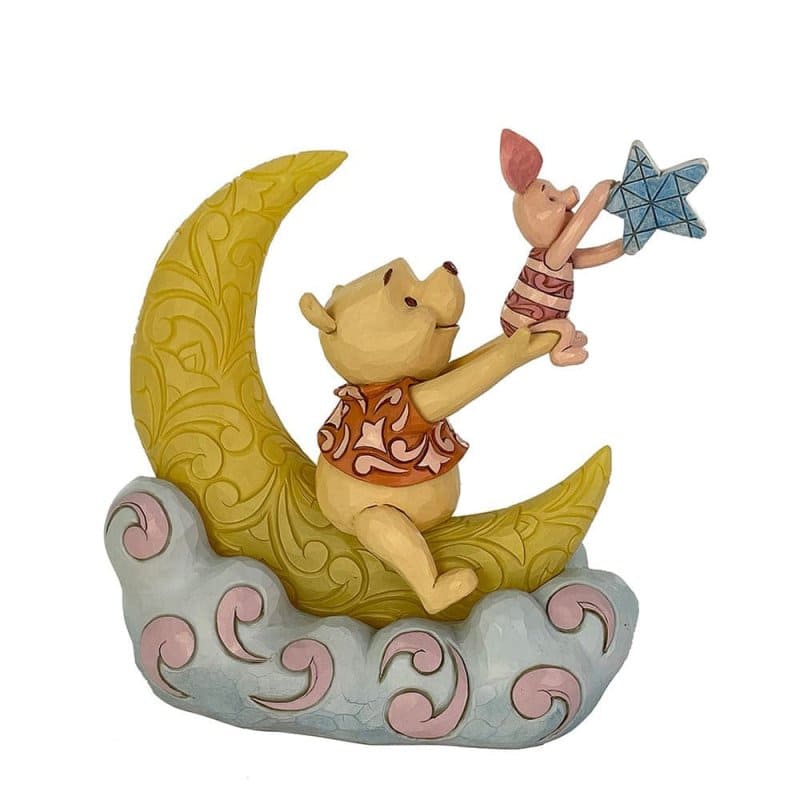Dream Big LED Mond Winnie Puuh & Ferkel - Winnie Pooh & Piglet 6019903 Disney Traditions Jim Shore Disneyfigur