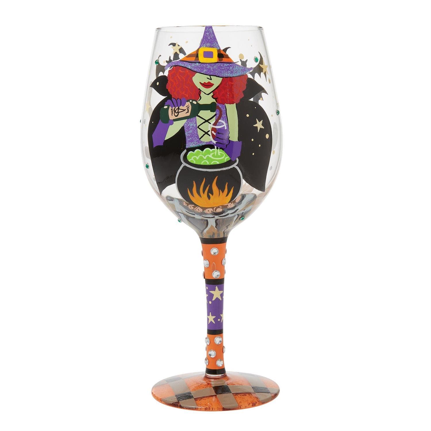 6016405 Lolita, Lolita Weinglas, Lolita Glas, Gläser, Working Witch Weinglas, Halloween Weinglas, Hexe, Wine Glass, 6016405