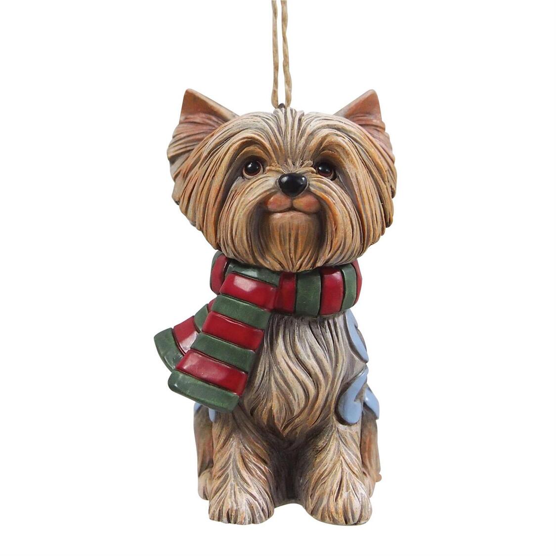 Christmas Dog Yorkie Ornament / Yorkshire Weihnachtsanhänger - Heartwood Creek by Jim Shore 6017528 Christmas Dog Yorkie Ornament / Yorkshire Weihnachtsanhänger - Heartwood Creek by Jim Shore 6017528