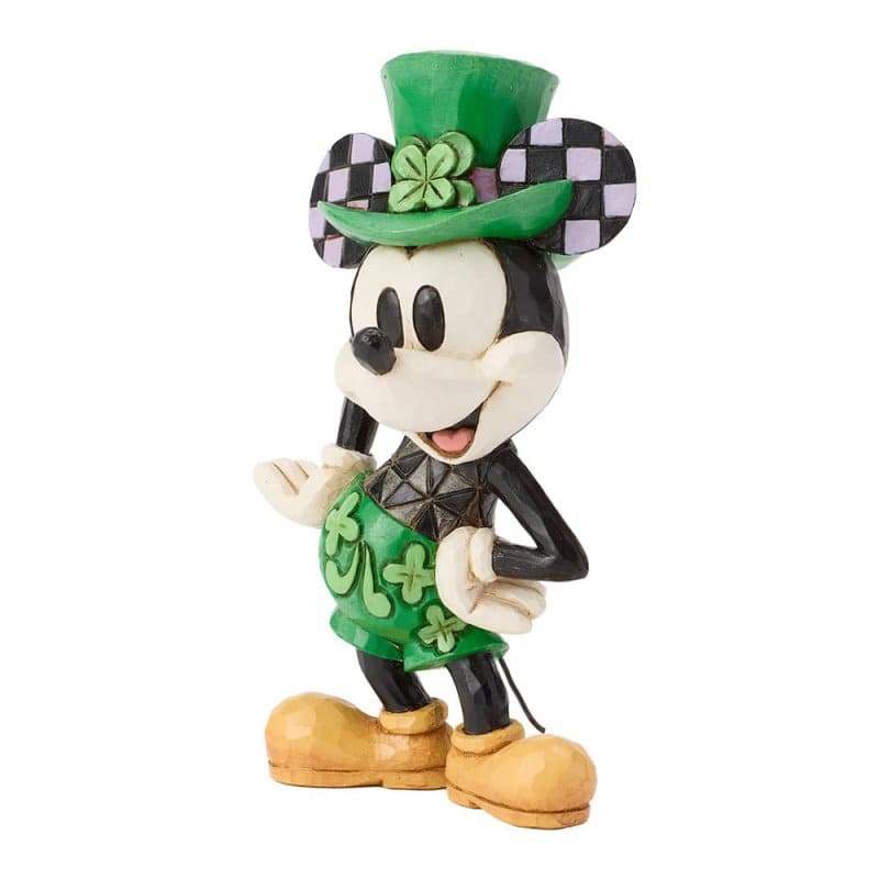 Micky Maus St. Patrick's Day Minifigur - Mickey Mouse /  6019894 Disney Traditions Jim Shore Disneyfigur