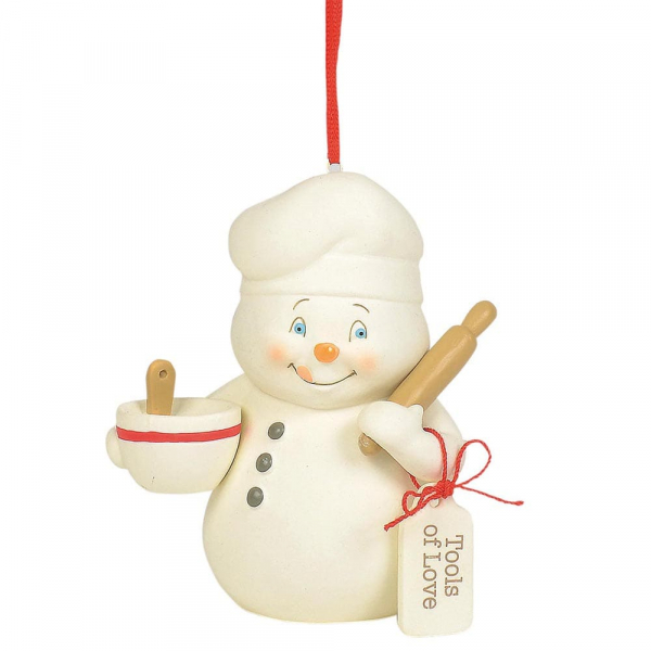 sb-6003278 Kristi Jensen Piero, Snowpinions, Snowbabies, Department 56, Schneemann, Ornament, Anhänger, Tools of Love, 6003278