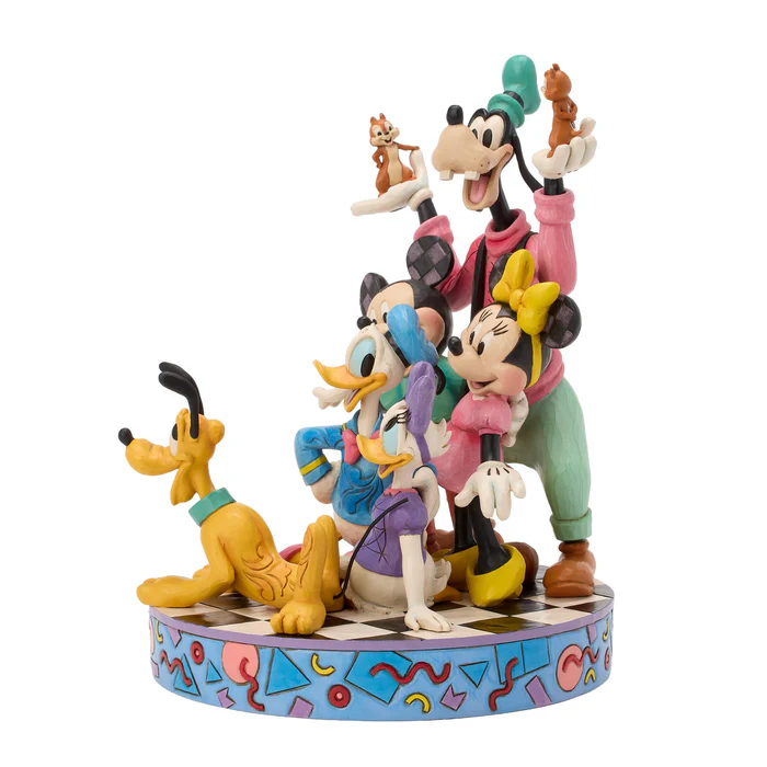 Old School Cool Mickey & Freunde Figur /  6019892 Disney Traditions Jim Shore Disneyfigur 90s Retro