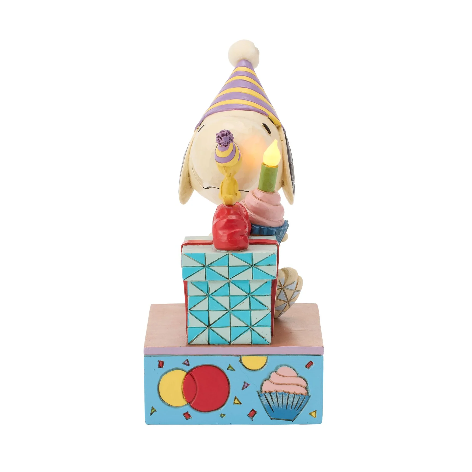 Peanuts - You Take The Cake Snoopy Geburtstagsfigur mit LED Kerze und Cupcake - 6019599 Jim Shore Peanuts Snoopy Figur