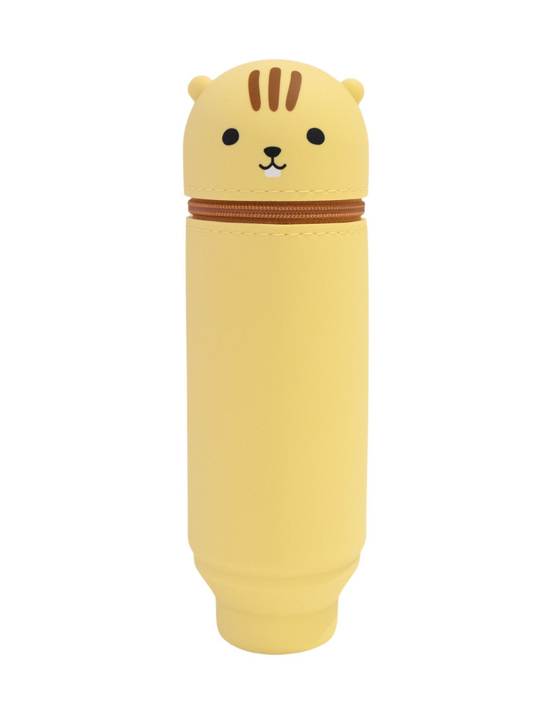 a7712-109 PuniLabo, Punilabo, Lihit Lab, Federtasche und Stiftehalter, stehende Federtasche, Pencil Case, animal, Tiere, innovativ, stand up pen case, A7712-109, Federtasche medium Eichhörnchen, Squirrel, Schlamper, Faulenzer