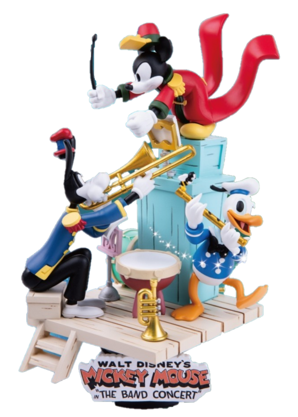 BKDS047a Walt Disney Figur, Beast Kingdom, Disney Beast Kingdom, The Band Concert Diorama, BKDSTAGE047, Beast Kingdom Diorama, Beast Kingdom Band Concert, Disney Band Concert