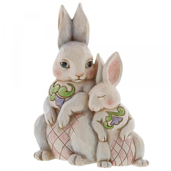 hc-6003624a Heartwood Creek, Jim Shore, Forever My Honey Bunny, Hase, Hasenpärchen, Hasenpaar