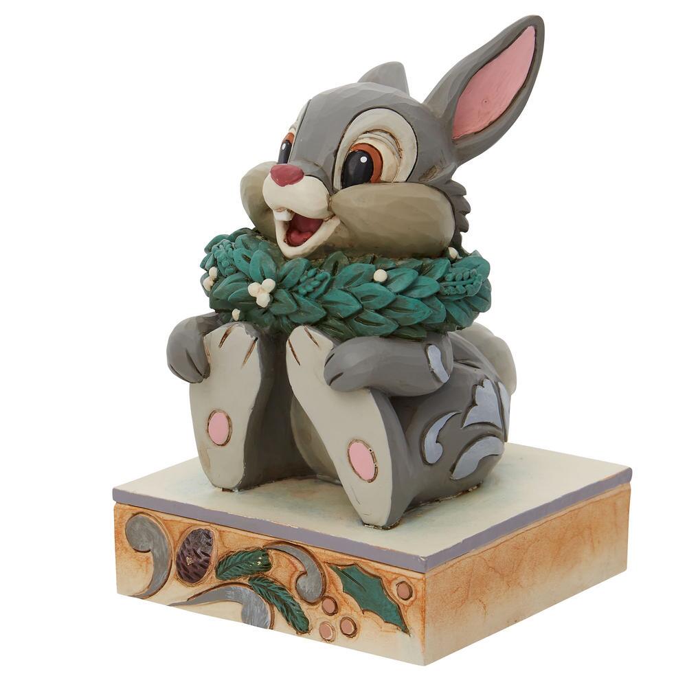 6010878_2 Disney Traditions, Jim Shore, Jim Shore Disney, 6010878, Christmas Thumper, Bambi, Klopfer, Personality Poses by Jim Shore, Jim Shore Disney Traditions, Jim Shore Disney Figur, Jim Shore Bambi