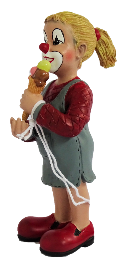 35020bPe6eWSBuvX1aT Gilde Handwerk, Gilde Clowns, Vanilly, 35020, Gilde Clown, Clown mit Eis