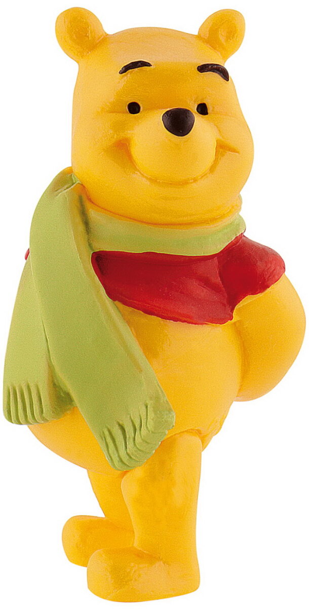 Winnie Pooh & Friends - Winnie Puuh mit Schal - Walt Disney Spielfigur - Tortenfigur - Disneyfigur Bullyland 12327 Winnie Pooh & Friends - Winnie Puuh mit Schal - Walt Disney Spielfigur - Tortenfigur - Disneyfigur Bullyland 12327