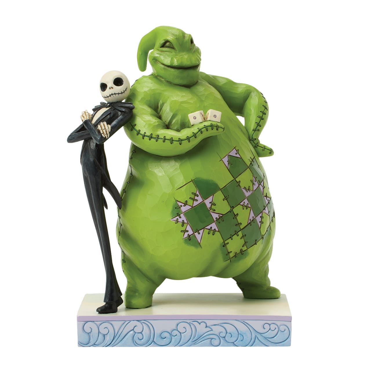 One More Roll Jack Skellington & Oogie Boogie  6017934 - Disney Traditions Jim Shore Disneyfigur