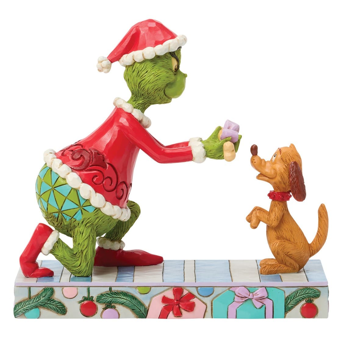 Grinch Giving Max A Bone / Ein Knochen für Max - Grinch by Jim Shore 6018964