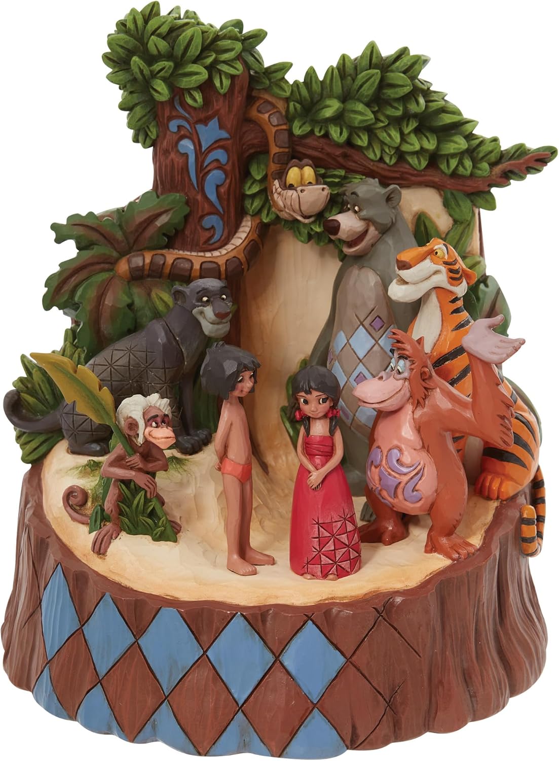 Jungle Book - A Jungle Jubilee / Dschungelbuch Carved By Heart - Disney Traditions 6010085 Jim Shore Disnefigur Jungle Book - A Jungle Jubilee / Dschungelbuch Carved By Heart - Disney Traditions 6010085 Jim Shore Disnefigur