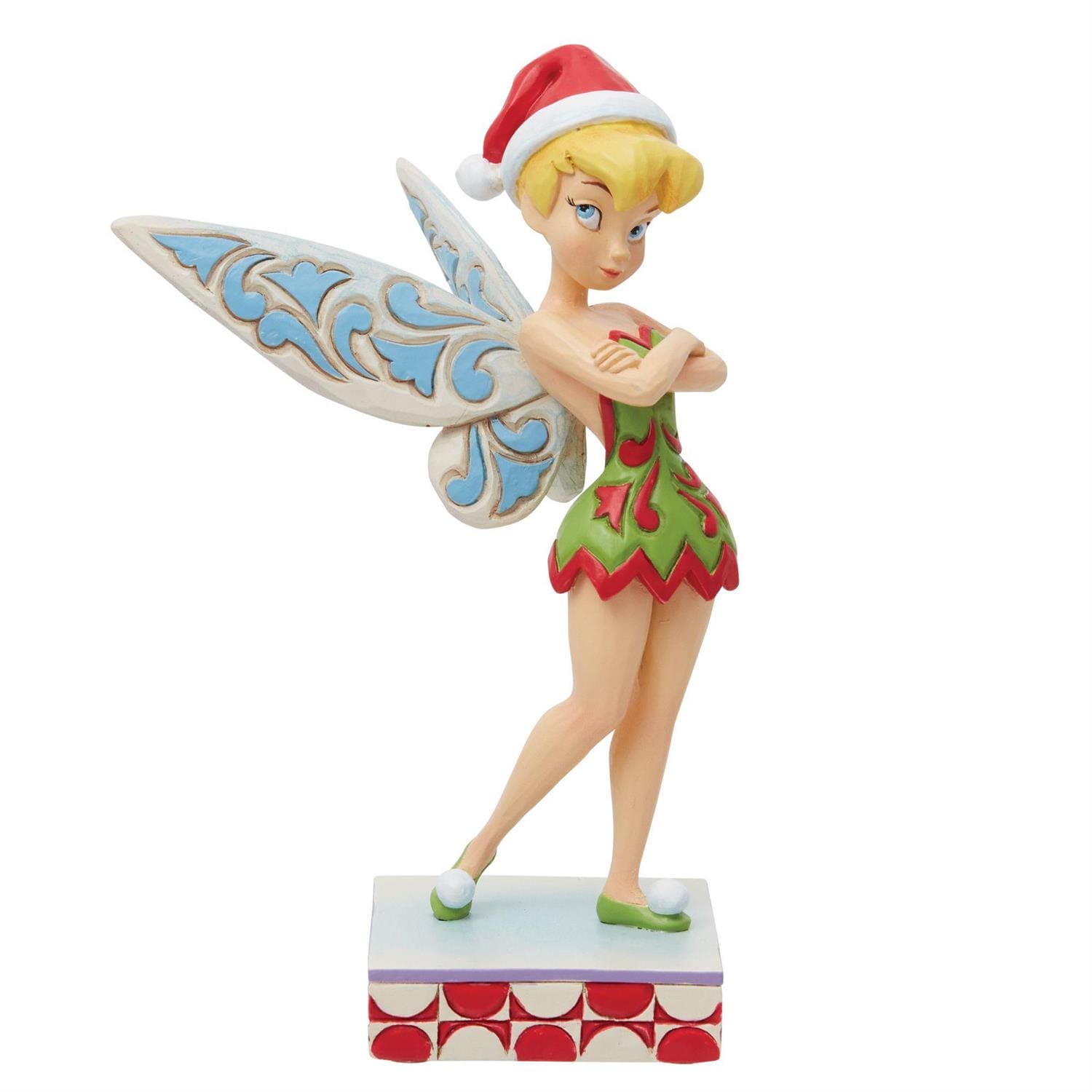 6013063 Disney Traditions, Jim Shore, Disney Traditions Jim Shore, 6013063, Cheeky Christmas Pixie, Personality Pose Sassy Tink, Christmas Tinkerbell, Disney Traditions Tinker Bell, Jim Shore Weihnachten