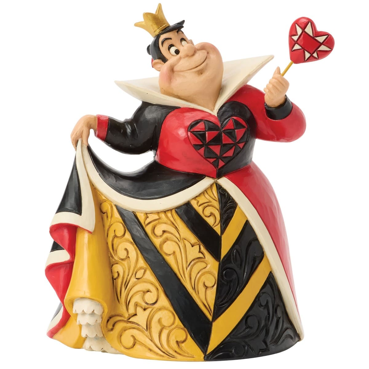 Off With Their Heads Queen of Hearts Herzkönigin - 6017854 Jim Shore Disney Traditions Disney Figur Alice im Wunderland Off With Their Heads Queen of Hearts Herzkönigin - 6017854 Jim Shore Disney Traditions Disney Figur Alice im Wunderland