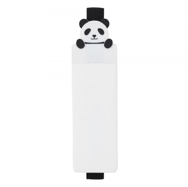 pl-a7720-6 Lihit Lab, Punilabo, Panda Book Band Pen Case, Panda Stifteetui mit Buchband