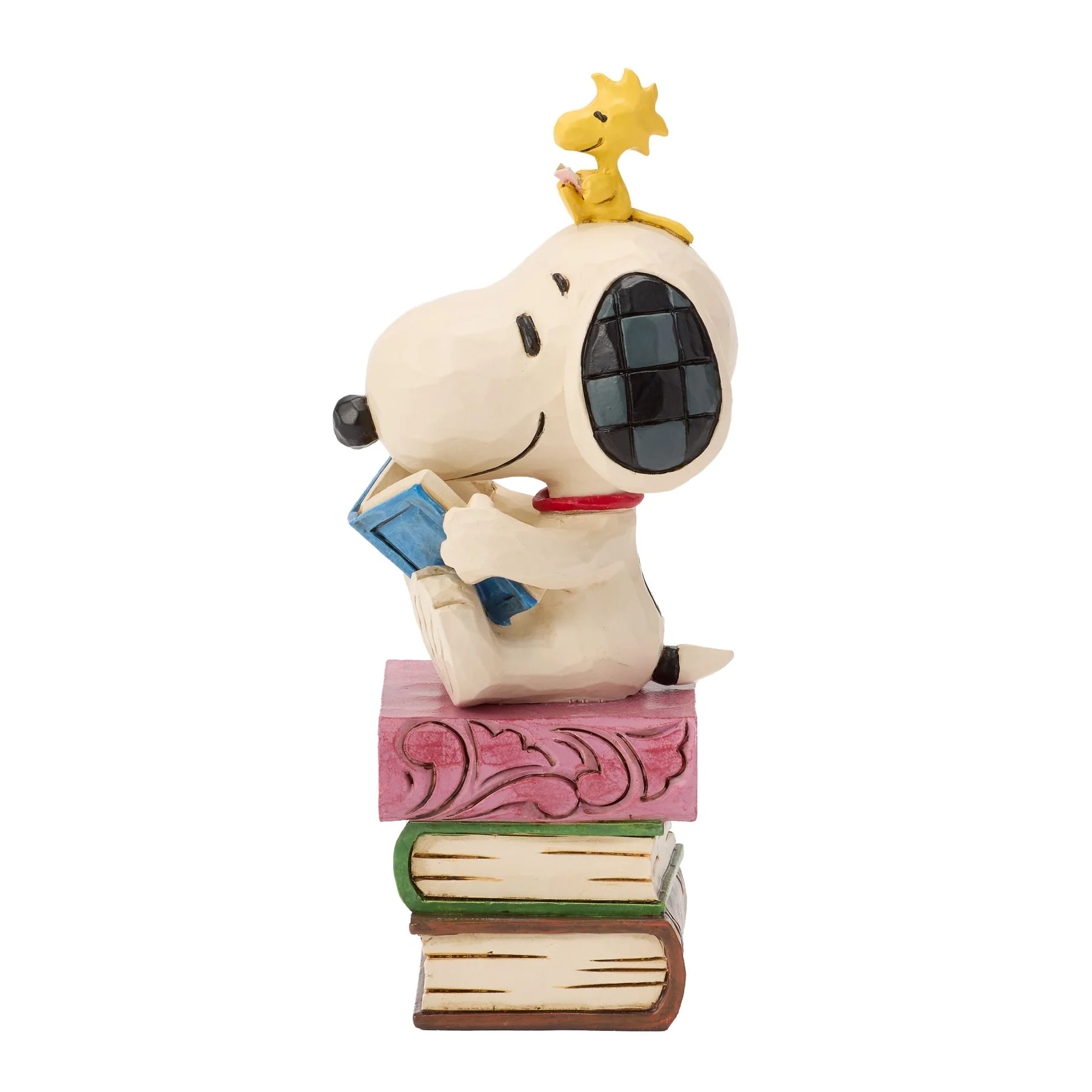 My Week is Fully Booked - Snoopy & Woodstock Buchstapel 6019597 Jim Shore Peanuts Snoopy Figur