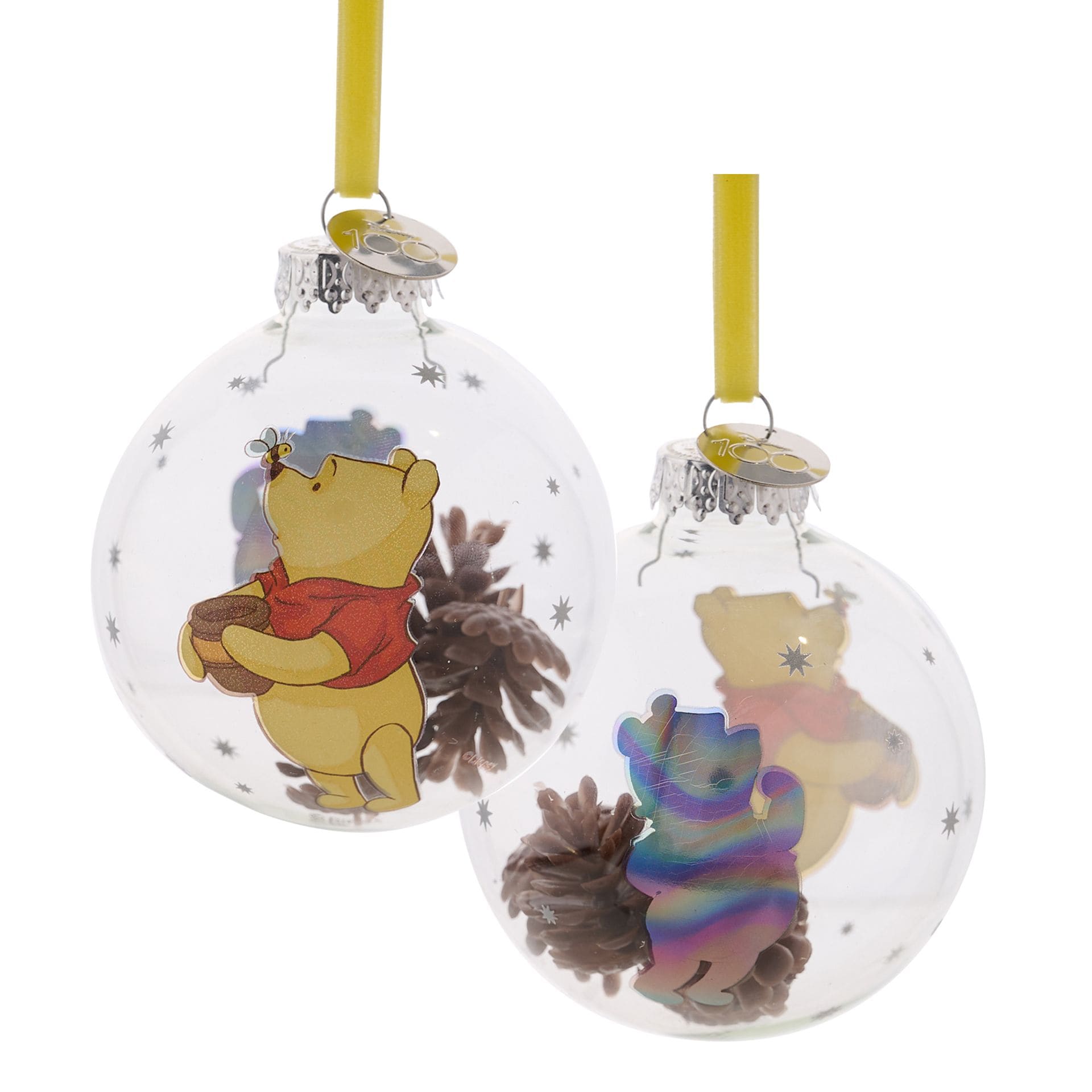 Disney 100 Acryl Weihnachtskugel Winnie Pooh - Winnie Puuh  / Disney by Widdop DI2043
