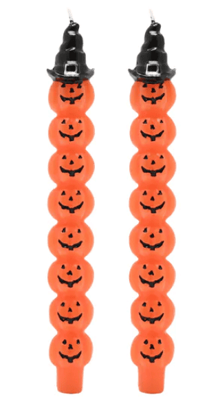 69519 The Seasonal Gift Company, Hocus Pocus Novelties, Halloween Kerzen, Kürbiskerzen, Halloween Dekoration, 69519, Pumpkin Candles