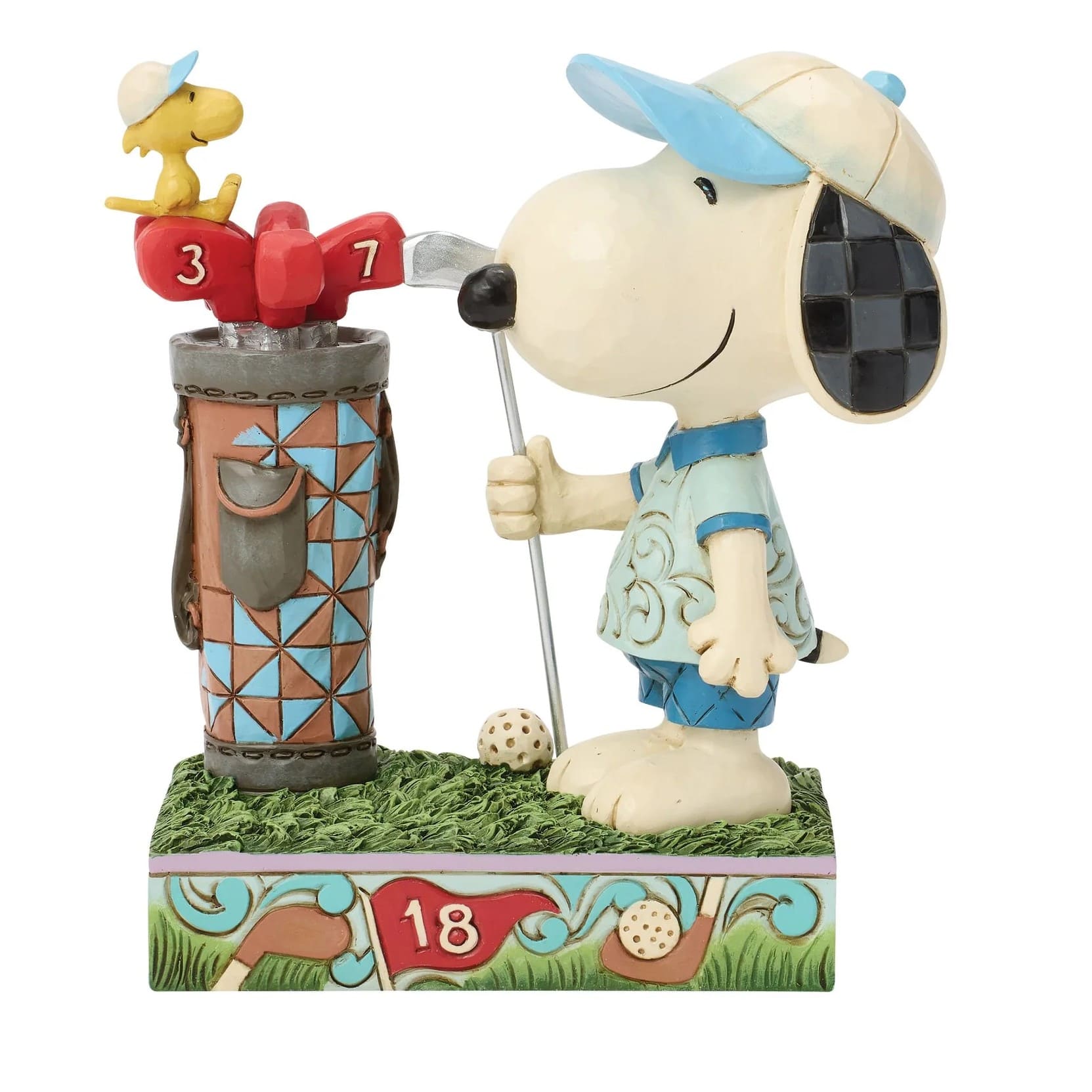 Tee-Riffic - Snoopy & Woodstock Golfen / Golfing 6019603 Jim Shore Peanuts Snoopy Figur